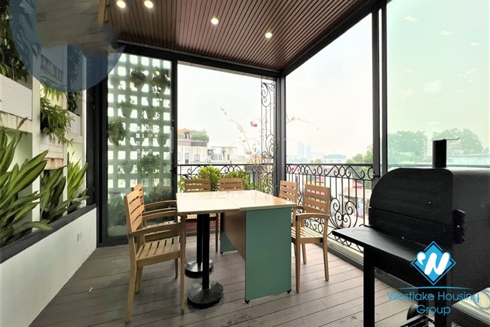 Nice design one bedroom for rent in Ong Ich Khiem st, Ba Dinh District 
